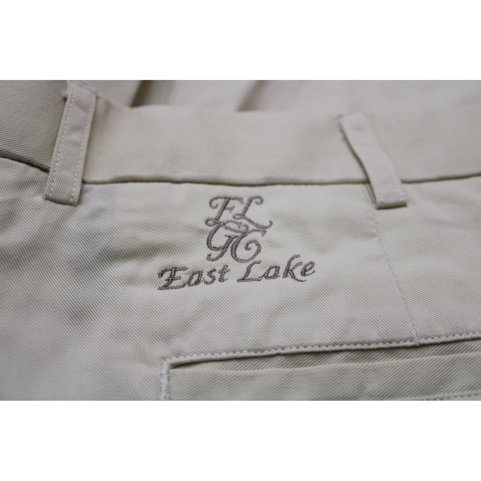 Bobby Jones Shorts Mens 38 Beige Pleated Chino Golf East Lake Cotton Casual